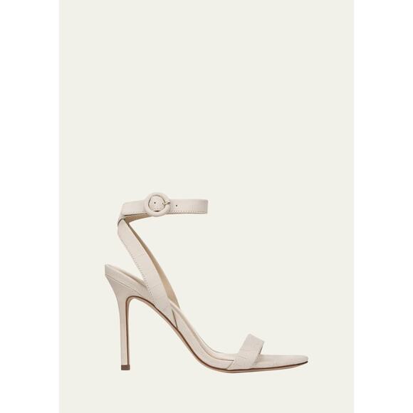 VERONICA BEARD Darcelle Croco Ankle-Strap Sandals size 7.5 - Picture 1 of 10